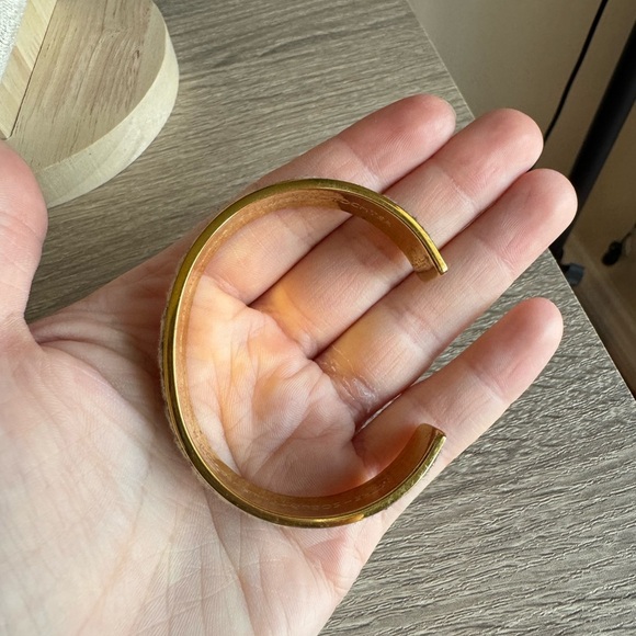 Braided Black and Cream  Bracelet - Picture 2 of 4